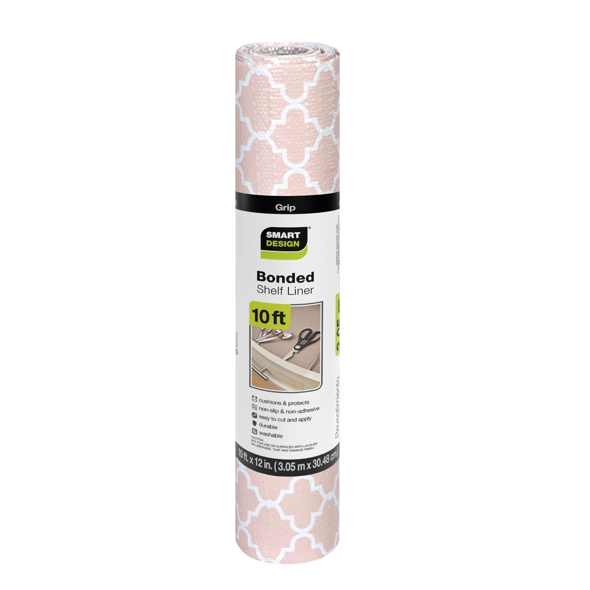 Bonded Grip Shelf Liner - 12 Inch x 10 Feet - Non-Adhesive